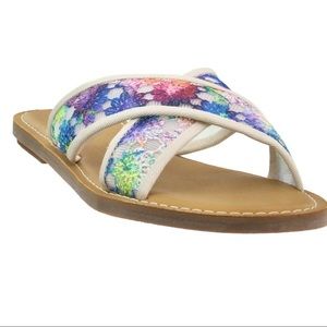 TOMS Viv Crochet Multicolor Lace Sandal